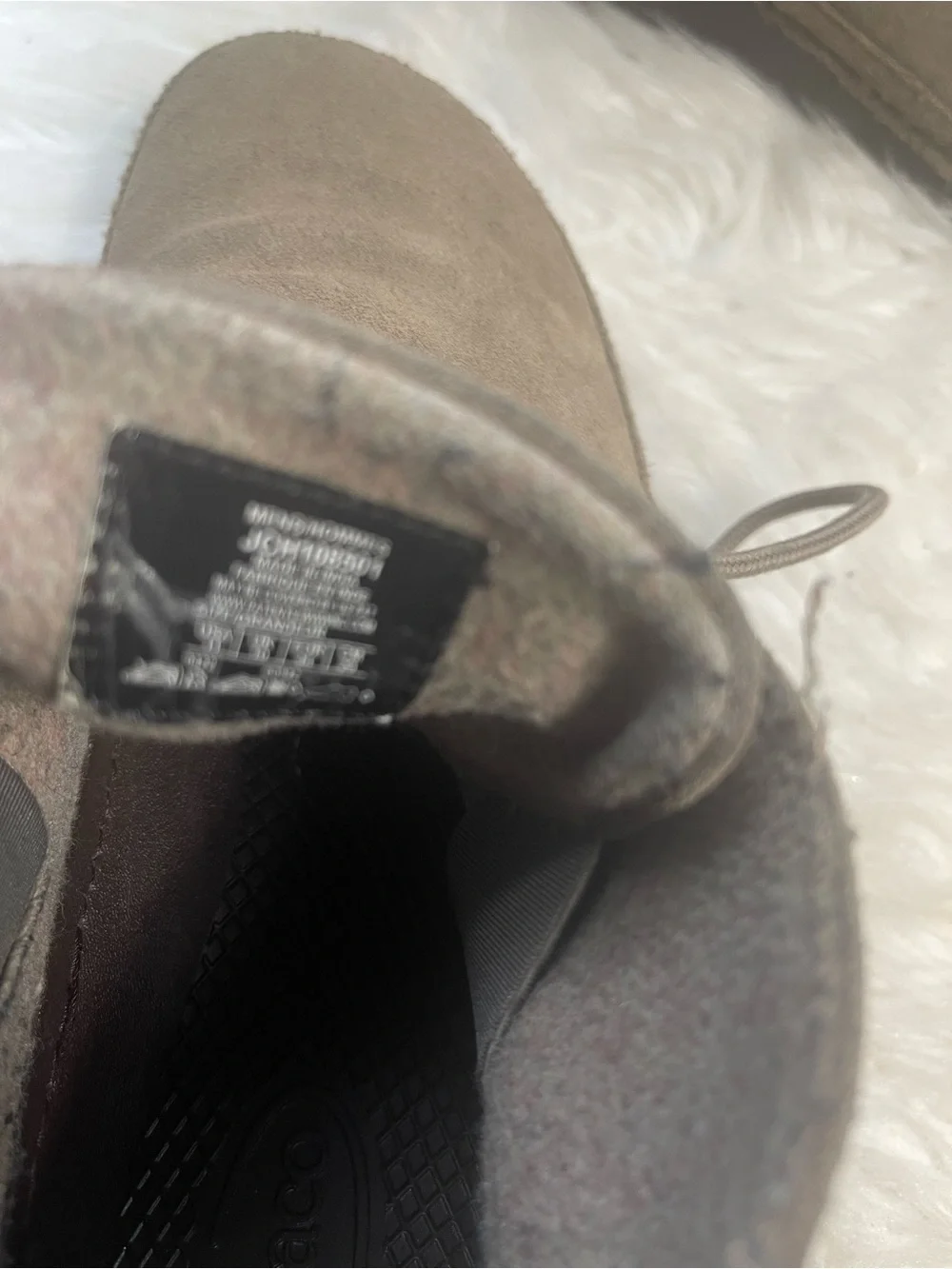 Chaco leather Suede khaki Lace-Up Chukka Boots rubber brown soles SZ11